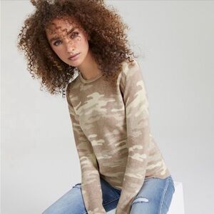 Charter Club 100% Cashmere Camo Sweater